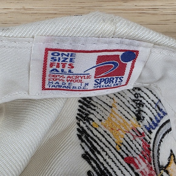 Vintage Sports Specialties Pittsburgh Steelers Laser Shadow Snapback Hat Cap NFL - Picture 11 of 15